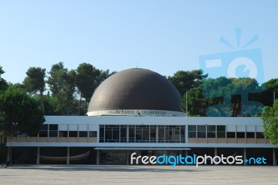 Planetarium Of Calouste Gulbenkian In Lisbon Stock Photo