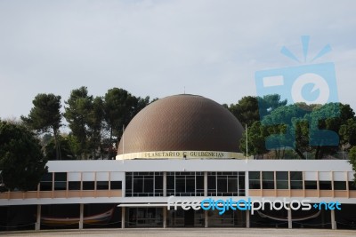 Planetarium Of Calouste Gulbenkian In Lisbon Stock Photo