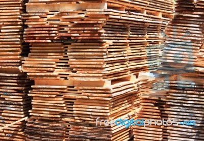 Planks Of Wood Stock Photo