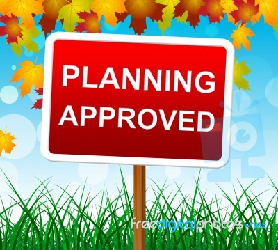 Planning Approved Means Missions Assured And Goals Stock Image