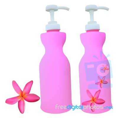 Plastic Bottle Liquid Soap Stock Image