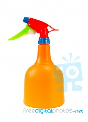 Plastic Foggy Spray Bottle Stock Photo