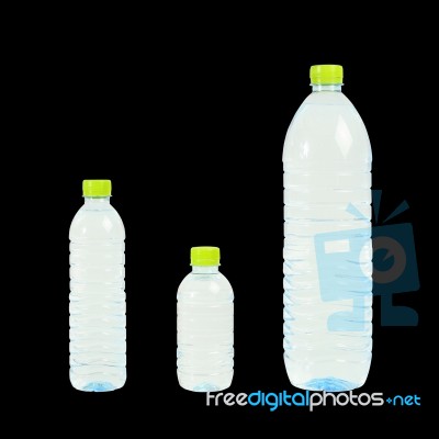 Plastic Water Bottle Stock Photo