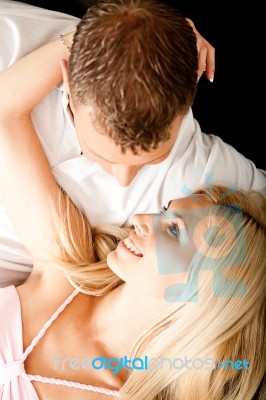 Playful Couple Stock Photo