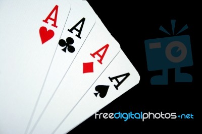 Poker Stock Photo