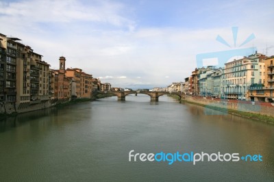 Ponte Santa Trinita, Florence Stock Photo