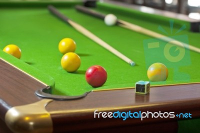 Pool Game Stock Photo