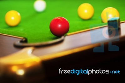 Pool Game Stock Photo