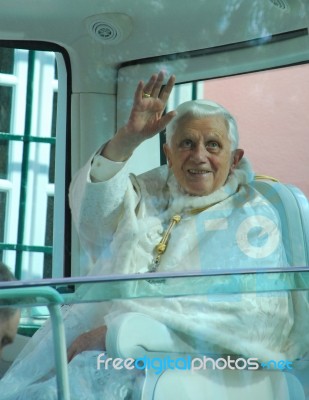 Pope Benedict Xvi Stock Photo