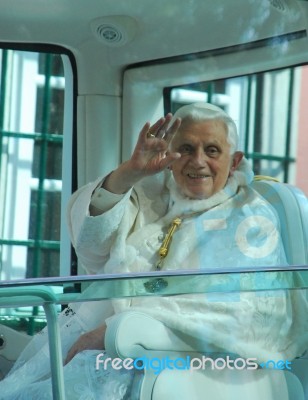 Pope Benedict Xvi Stock Photo