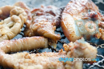 
Pork And Pork Roast Aroma, Mouth-watering Taste Of Thailand On Stock Photo