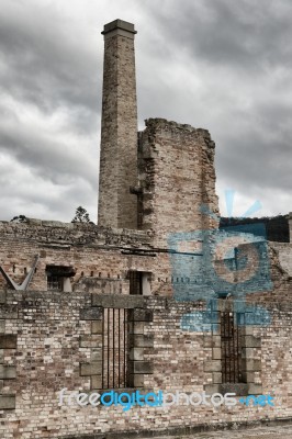 Port Arthur Building In Tasmania, Australia Stock Photo