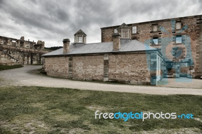 Port Arthur Building In Tasmania, Australia Stock Photo