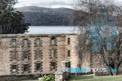 Port Arthur Building In Tasmania, Australia Stock Photo