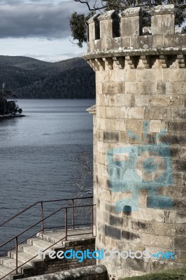 Port Arthur Building In Tasmania, Australia Stock Photo