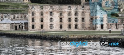 Port Arthur Building In Tasmania, Australia Stock Photo