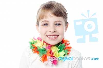 Portrait Of A Young Smiling Kid Stock Photo