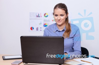 Portrait Of Businesswoman Stock Photo