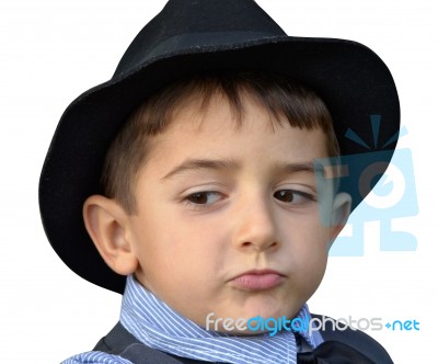 Portrait Of Child Stock Photo