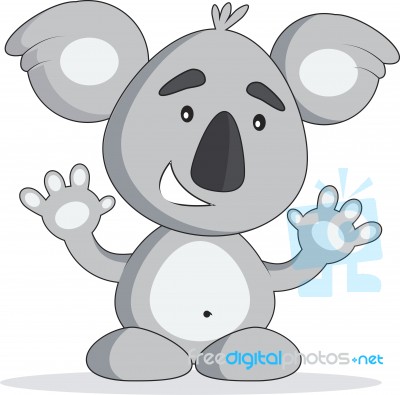 Portrait Of Koala Bear Stock Image