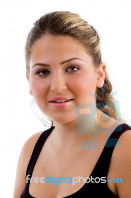 Portrait Of Young Model Stock Photo