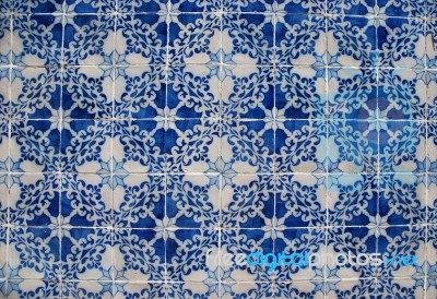 Portuguese Azulejos Stock Photo