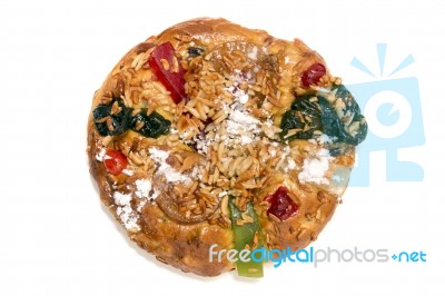 Portuguese King Cake Stock Photo