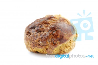 Portuguese Pastry Called Saints Cake Close-up Stock Photo