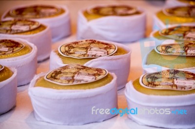 Portuguese Sheep Cheese Stock Photo