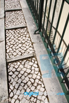 Portuguese Sidewalk Stock Photo