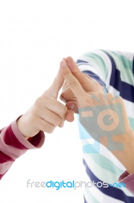 Posing Young Friends Stock Photo