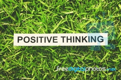 Positive Thinking Stock Photo