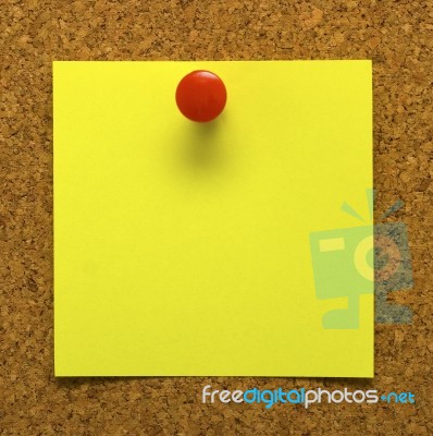 Post It Note Stock Photo