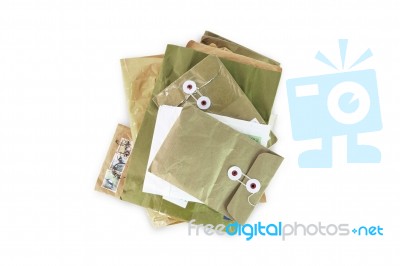 Post Parcel Stock Photo