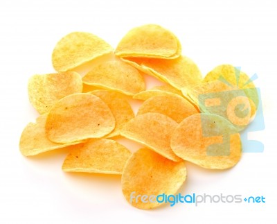 Potato Chips Stock Photo