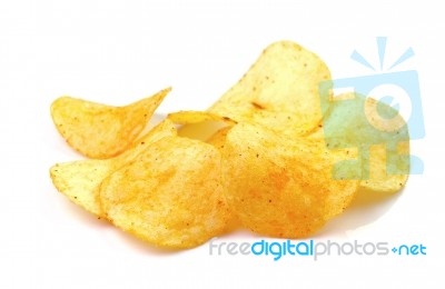 Potato Chips Stock Photo