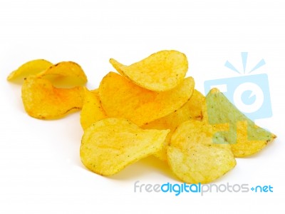 Potato Chips Stock Photo