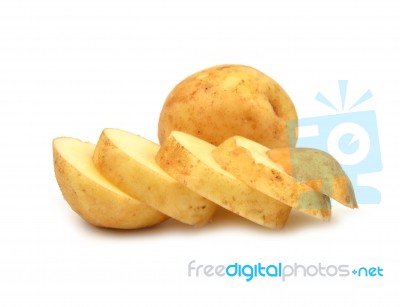 Potato Isolated Stock Photo