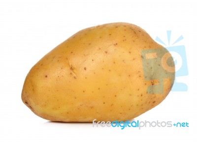 Potato Isolated On The White Background Stock Photo