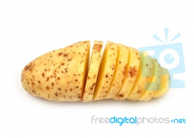 Potato Slices Stock Photo