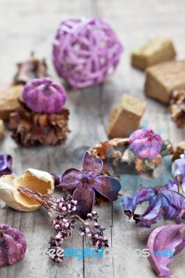 Potpourri Used For Aromatherapy Stock Photo