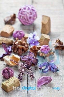 Potpourri Used For Aromatherapy Stock Photo