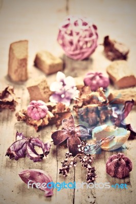 Potpourri Used For Aromatherapy Stock Photo