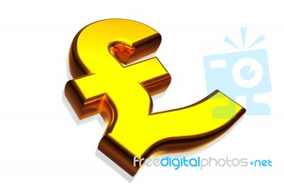 Pound Symbol Stock Image