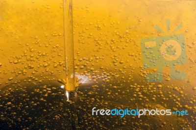 Pouring Olive Oil Liquid Stock Photo