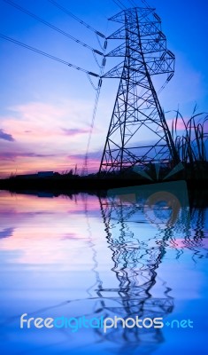 Power Lines Stock Photo