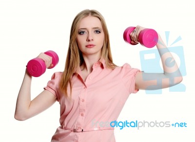 Powerful Woman Stock Photo