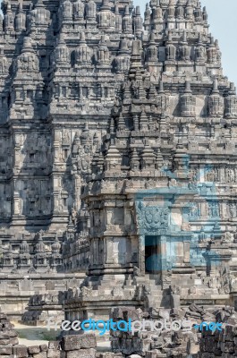 Prambanan In Java, Indonesia Stock Photo