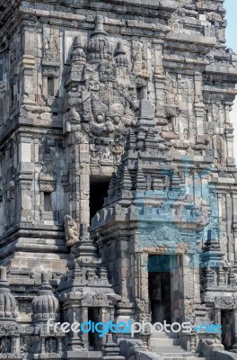 Prambanan In Java, Indonesia Stock Photo