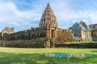 Prasat Hin Phanom Rung Is One Of Thailand Stock Photo